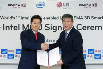 Intel and LG signed a partnership agreement  WIDI
